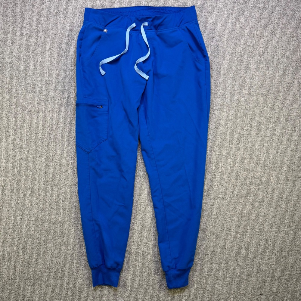 FIGS Zamora Jogger Scrub Pants Royal Blue Womens Medium W18SW2005